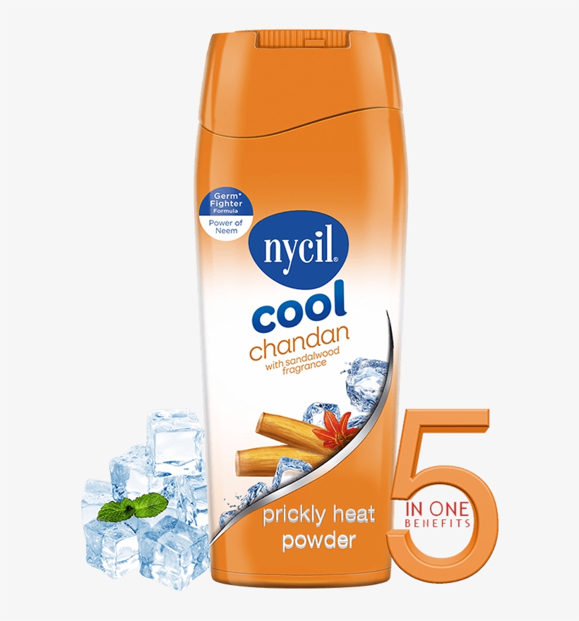 Nycil Cool Chandan Powder - Nycil Powder, transparent png