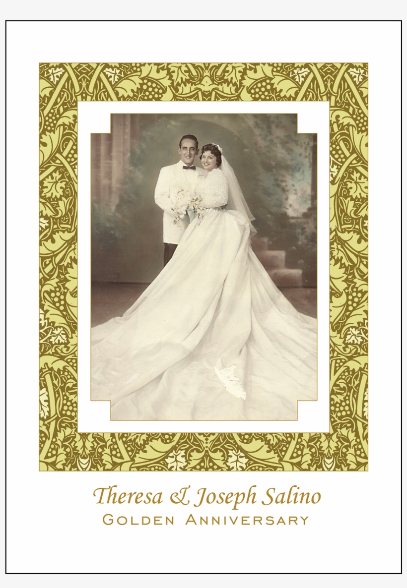 Cover Of 50th Wedding Anniversary Party Invitation - 50th Wedding Anniversary Invitations, transparent png