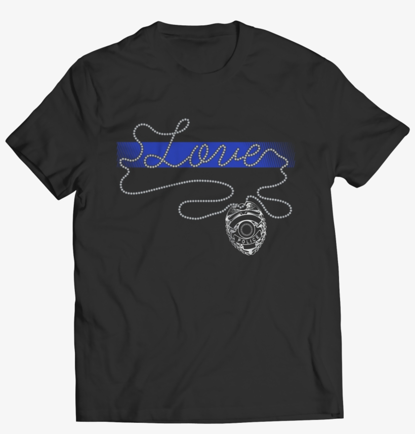 Thin Blue Line Love Limited Edition Custom Design Tops - Mamastays In Her Yoga Pants All Day, transparent png