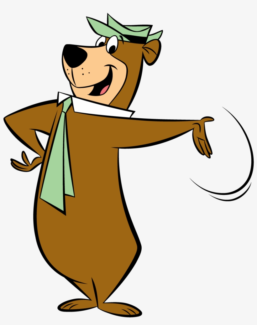 Yogi Bear Waving - Cnn Yogi Bear, transparent png