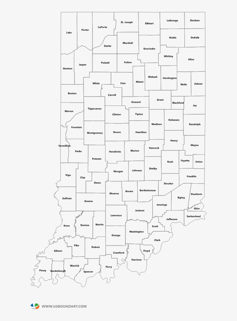 Indiana Outline Png - Colorfulness, transparent png