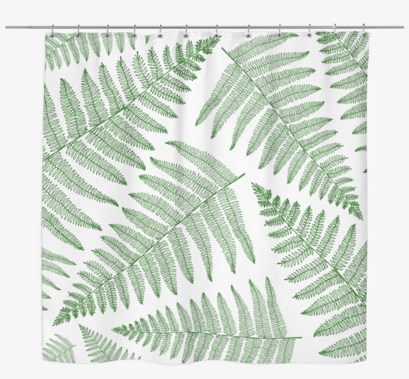 Fern Shower Curtain - Shower Curtains, transparent png