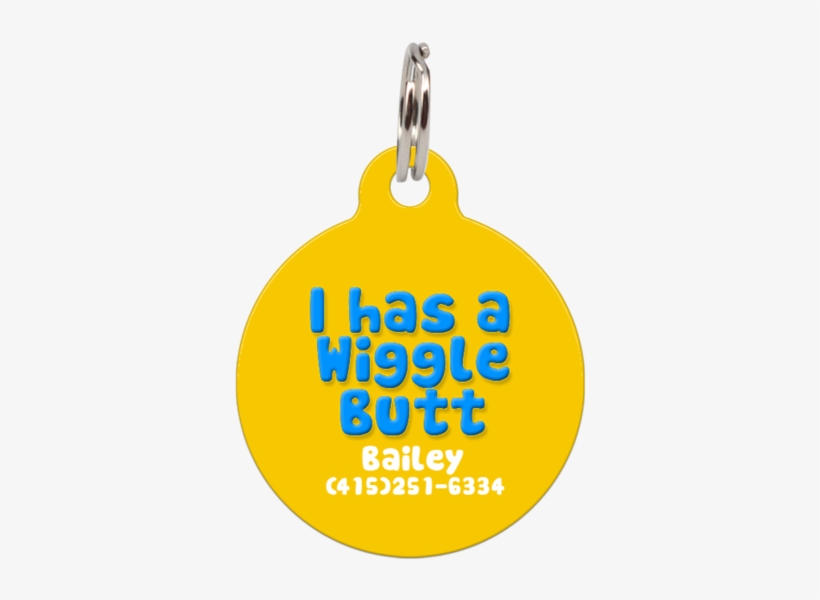 I Has A Wiggle Butt - Locket, transparent png