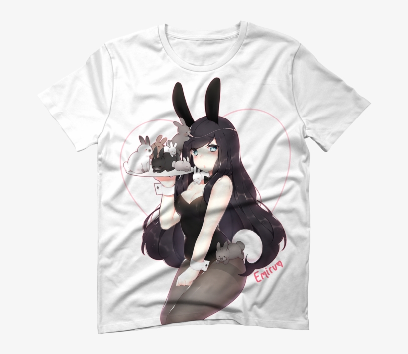 Bunny Girl Emiru T-shirt - Burro, transparent png