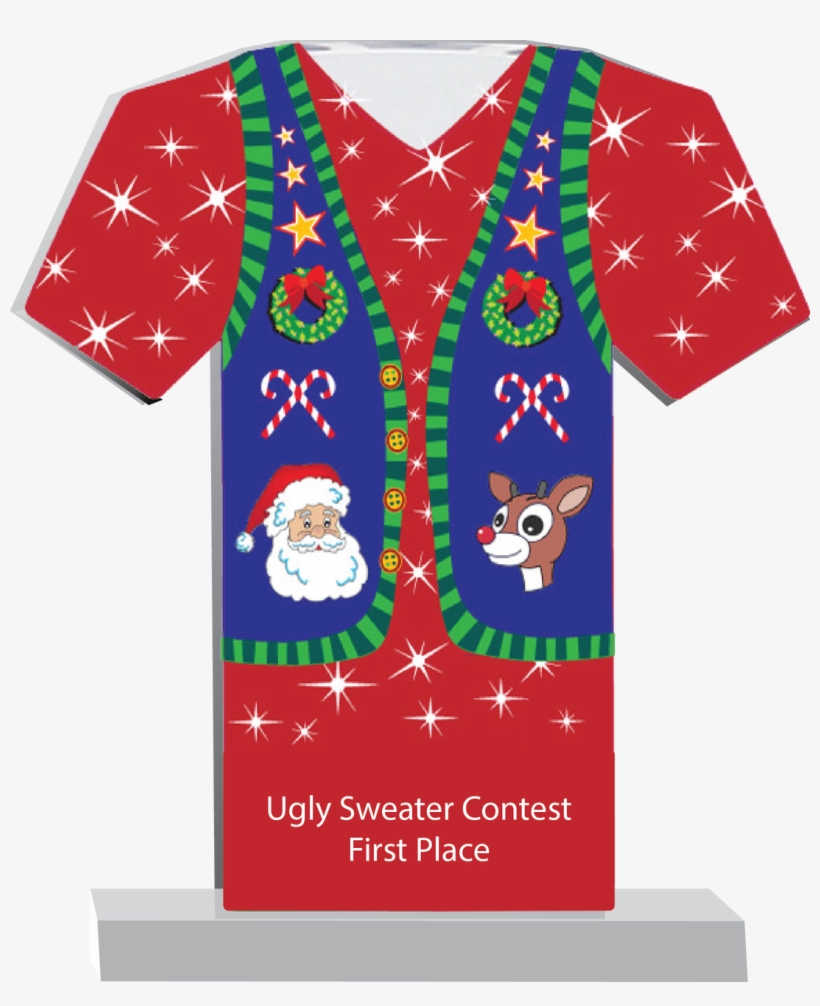 Loading Zoom - Ugly Sweater Trophy, transparent png