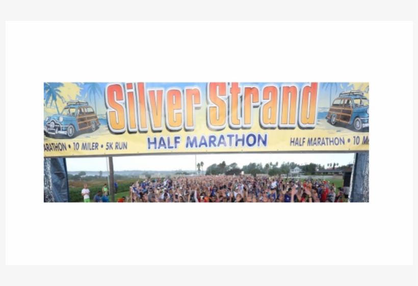 2018 Silver Strand Veterans Day Half Marathon, 10 Miler, - Billboard, transparent png