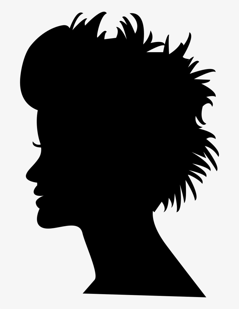 Head Silhouette With Short Hair Comments - เวก เตอร์ ร้าน เสริมสวย, transparent png