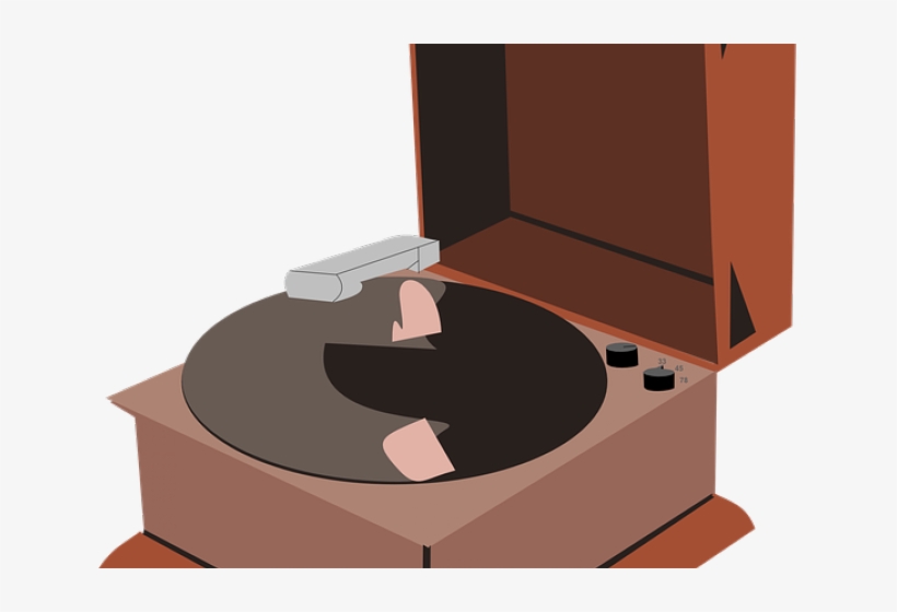 Record Player Clipart, transparent png
