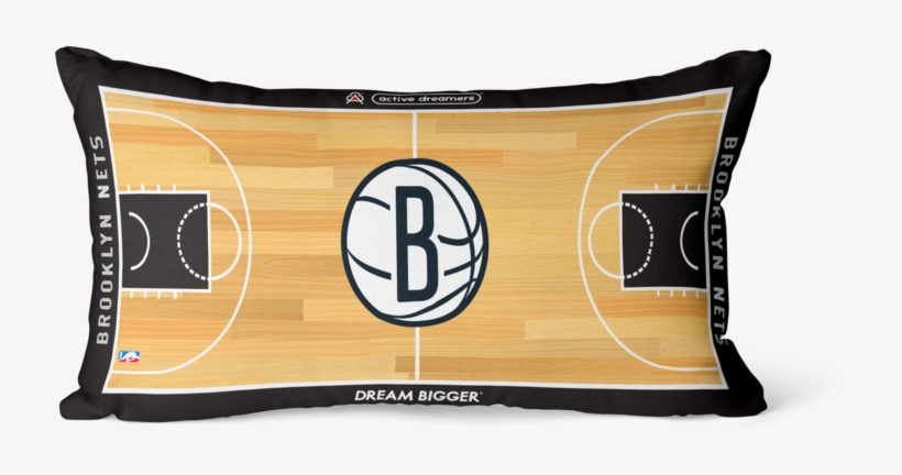 Brooklyn Nets Lumbar Pillow - Brooklyn Nets, transparent png
