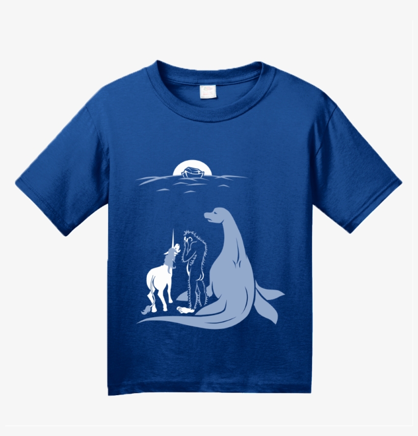 Youth Royal Noah Forgot Bigfoot, Unicorn, And Loch - Bigfoot And The Loch Ness Monster, transparent png