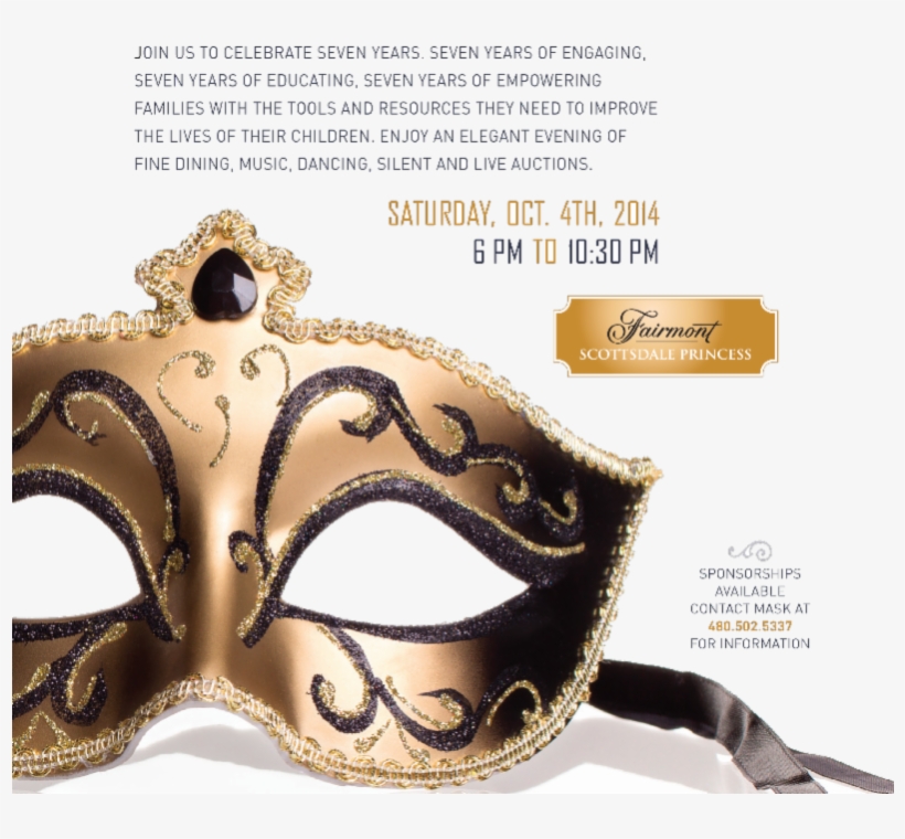 Guests Will Don Black Ties With Masks And The Elegant - Mask, transparent png