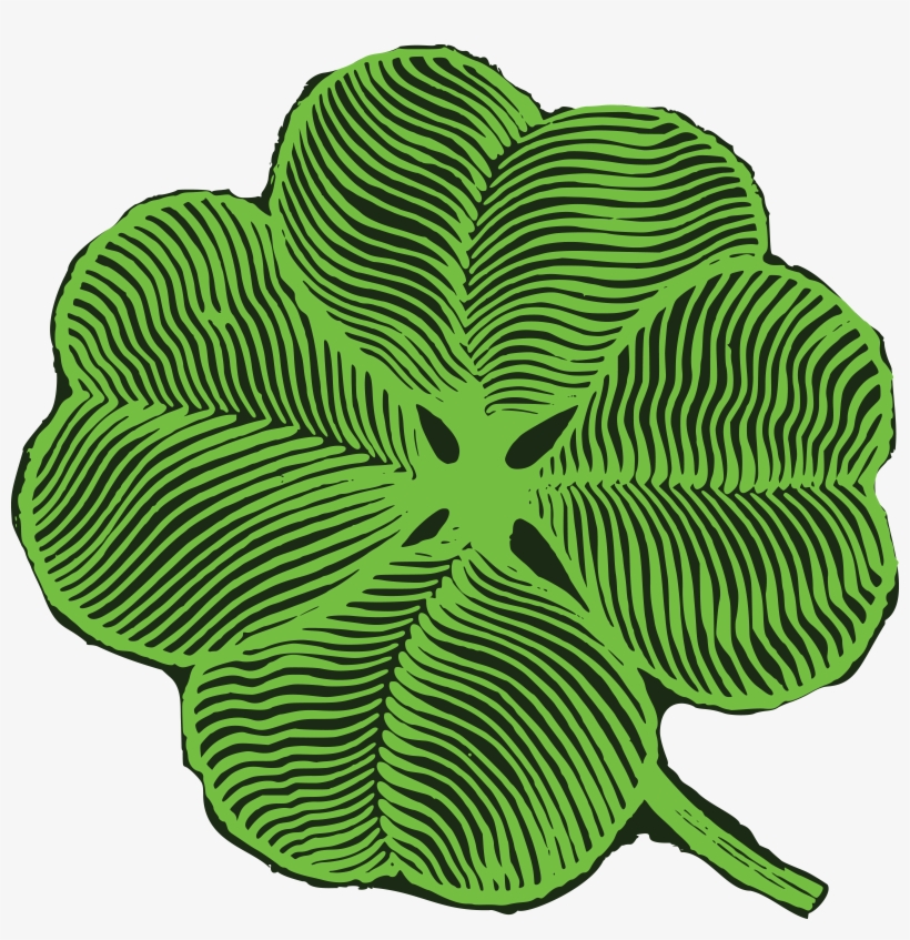 Free Jpg Png Eps Ai Svg Cdr - Four-leaf Clover, transparent png