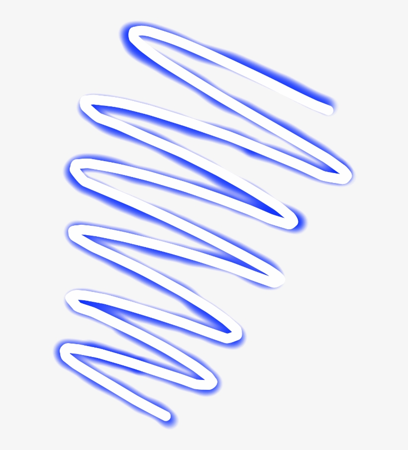 #overlay #squiggle #swirl #swirly #glow #neon - Squiggle Picsart, transparent png
