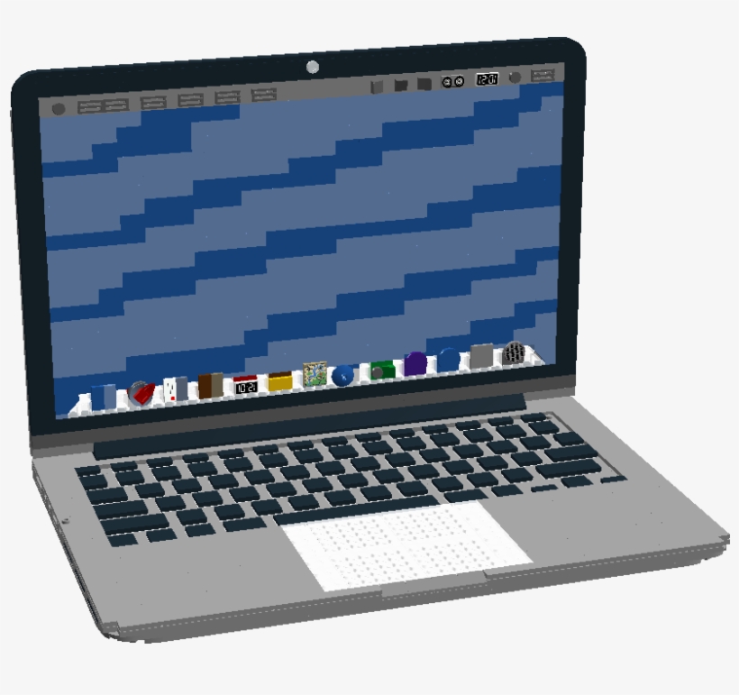 A Complete Trackpad And Keyboard System, And Installed - Macbook Pro Lego, transparent png