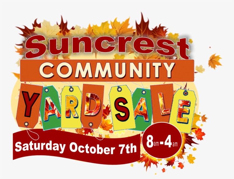 Suncrest Fall Community Yard Sale - Halloween, transparent png