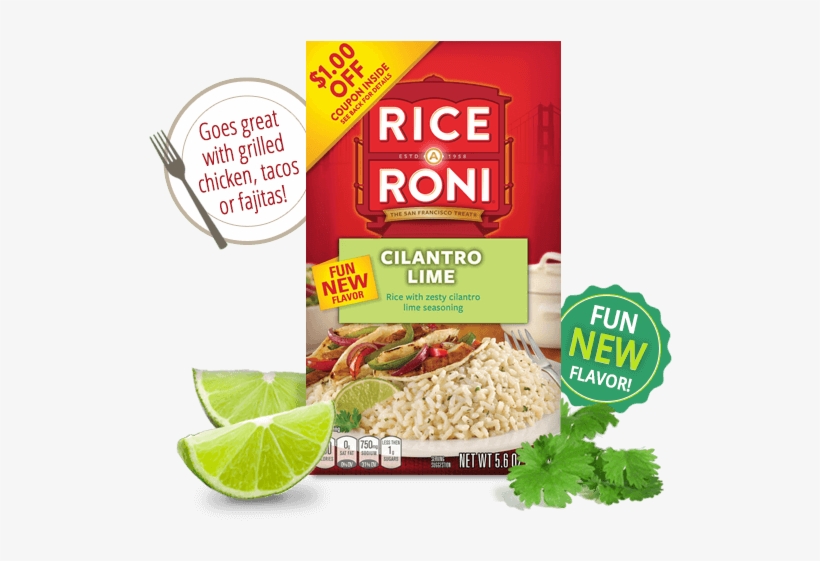 Rice A Roni Cilantro Lime, transparent png