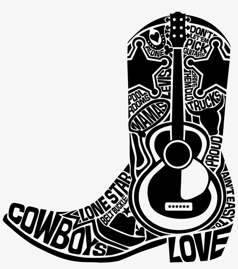 2070 X 2237 4 - Cowboy Boot Svg, transparent png