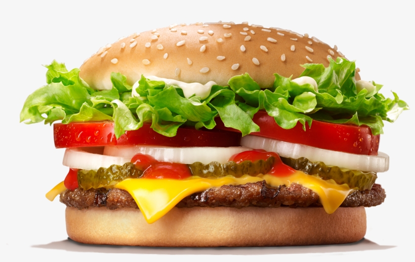 1 Pri Whopper Cheesburger King - Hamburger Burger King Png, transparent png