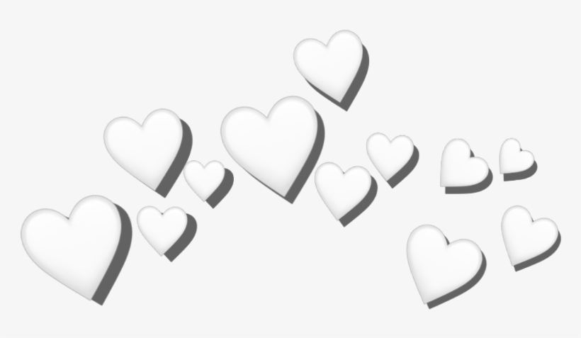 #whiteheart #heart #crown #whitecrown #whiteheartcrown - Heart, transparent png