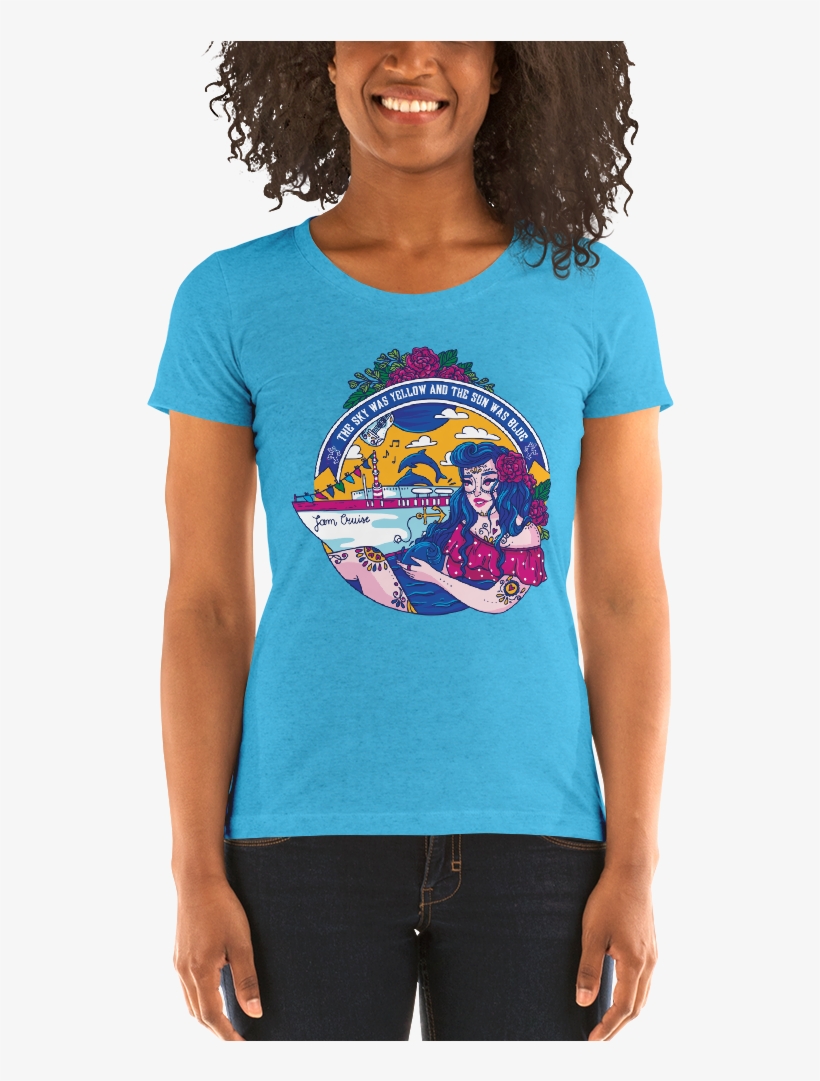 Jam Cruise Grateful Dead Ladies' Triblend T-shirt, transparent png