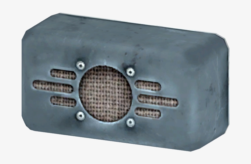 Vault 101 Loudspeaker - Iron, transparent png