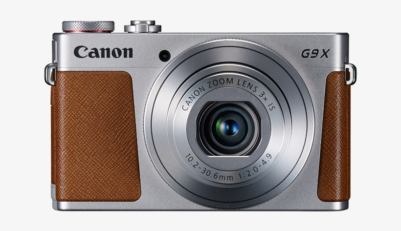 Canon Powershot G9 X Silver Front - Canon Powershot G9x, transparent png