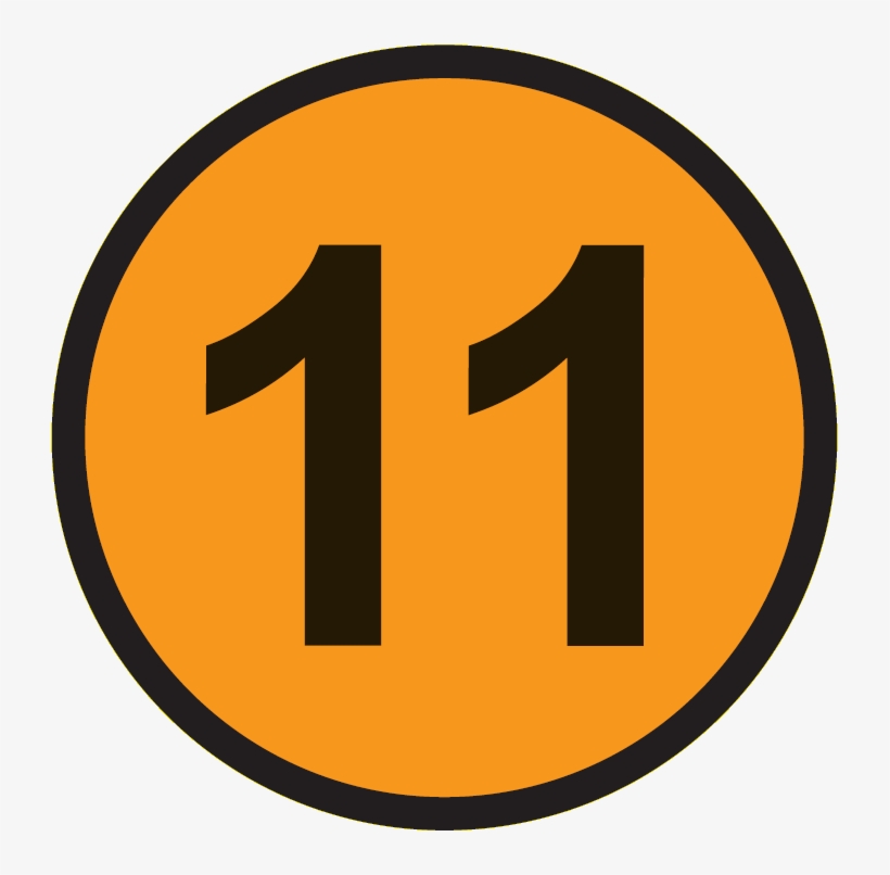 Vet 11 - Number 11 In Circle, transparent png