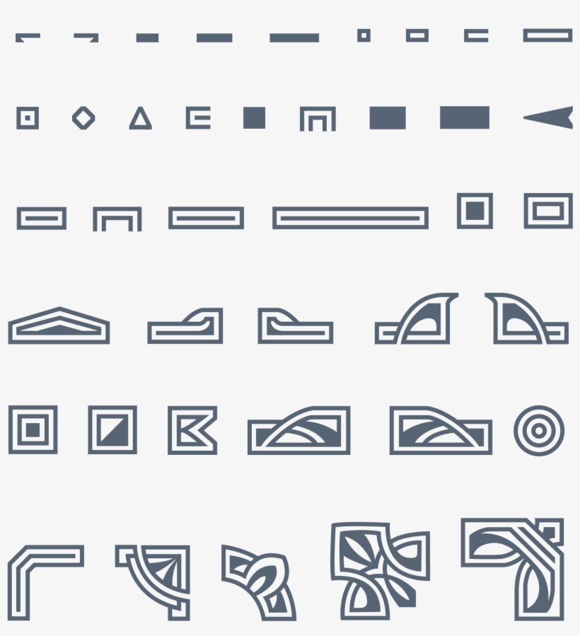 Included In The Full Vector Pack - Art Deco Icons, transparent png