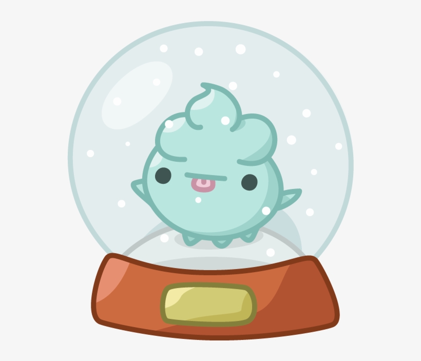 Snow Globe Spoopy - Cartoon, transparent png