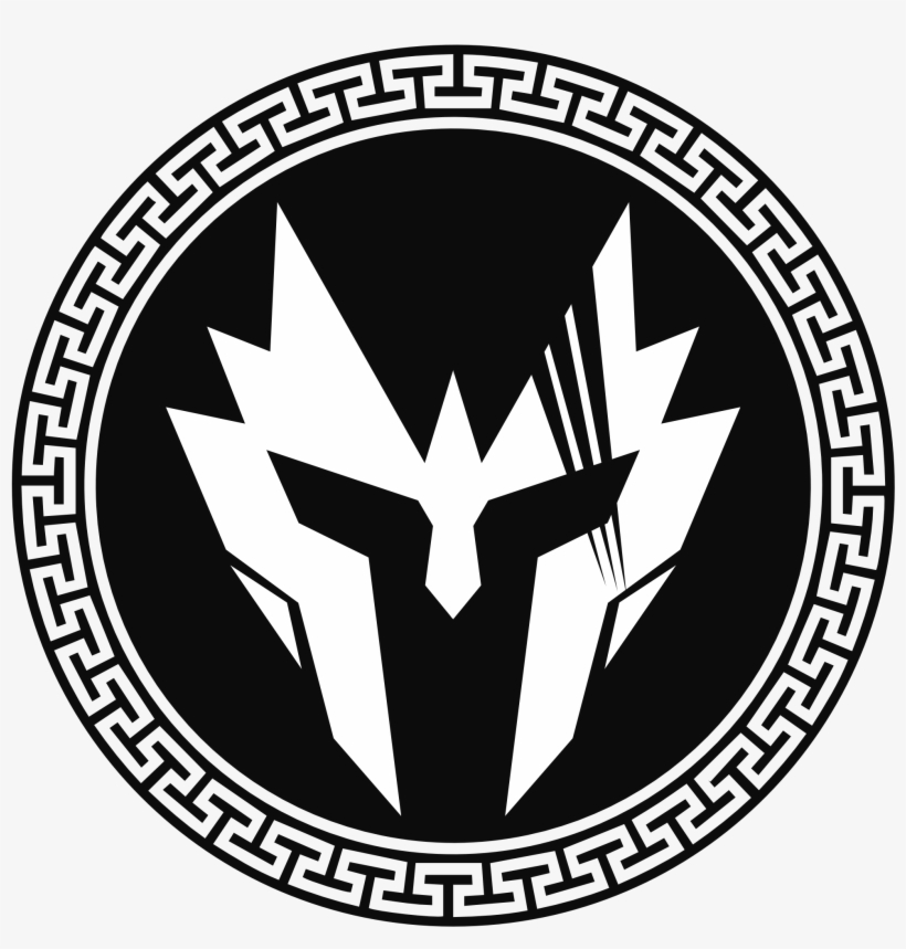 Spartan Logo - Ancient Greek Shield Vector, transparent png