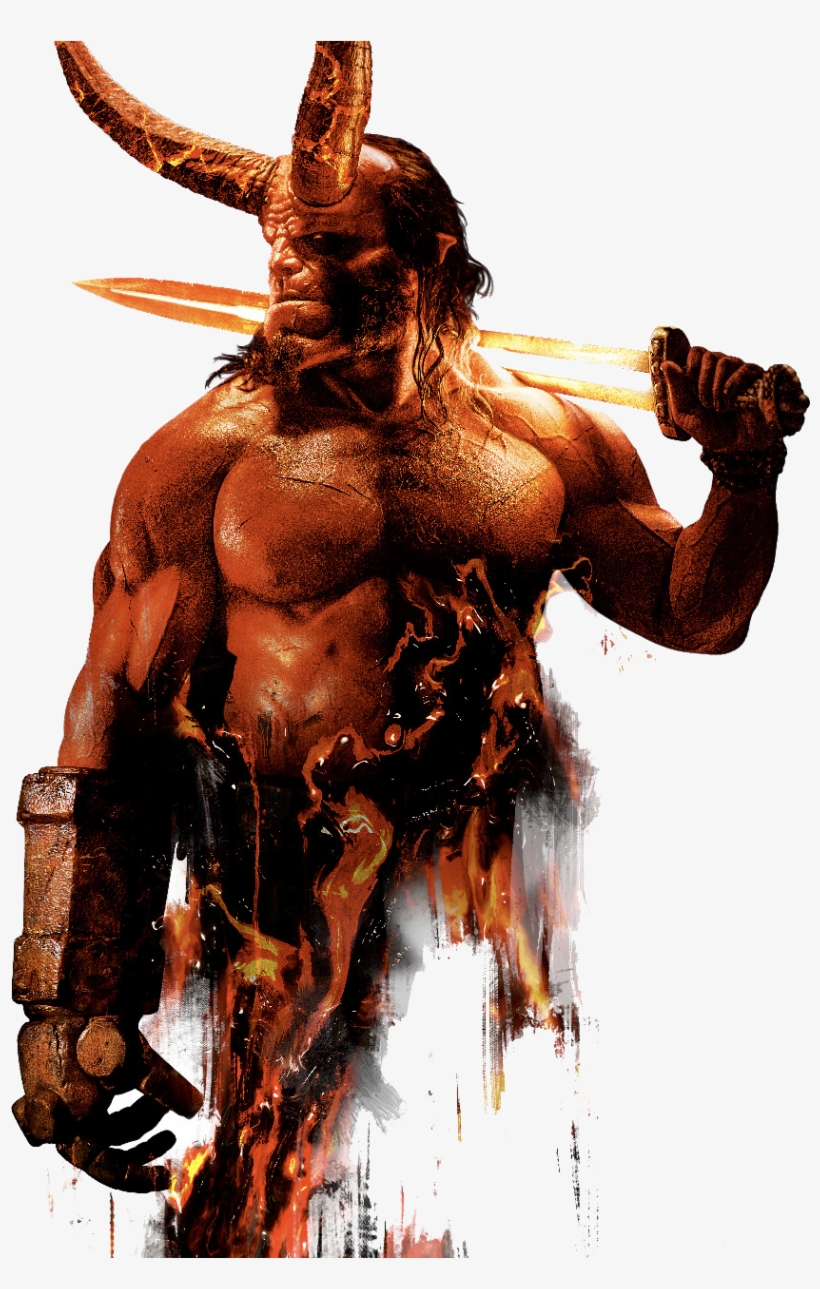 David Harbour Hellboy Trailer, transparent png