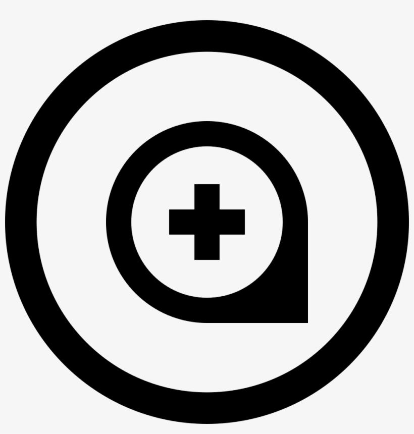 Marker Add With Circular Button Comments - Png Icon, transparent png