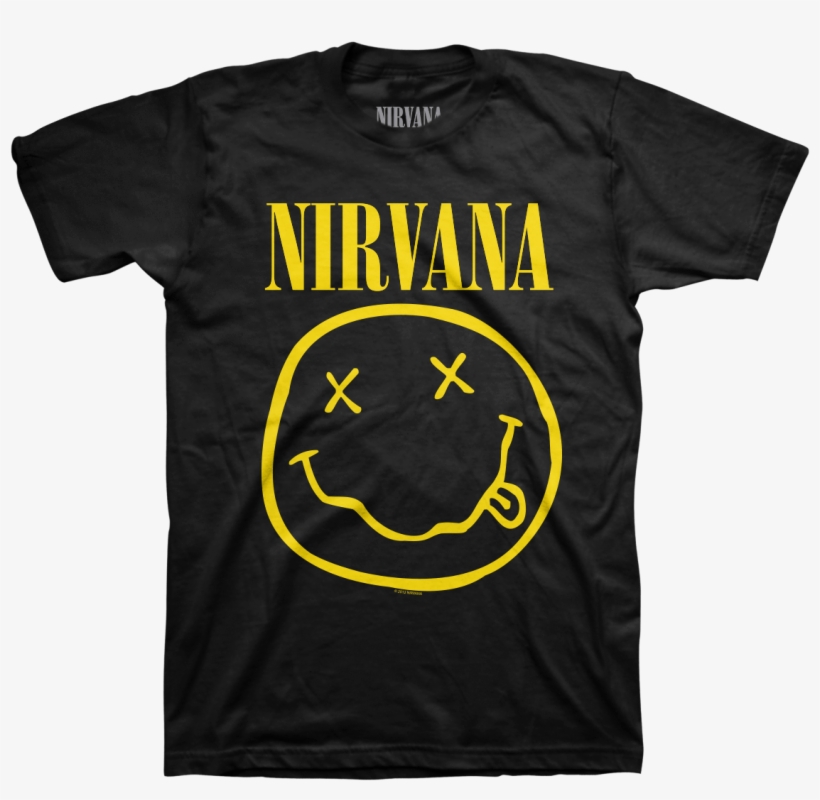 Smiley Tee - Nirvana - Nirvana Smiley, transparent png