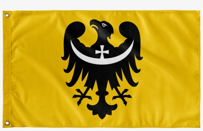 Lower Silesia Flag - Silesian Flag, transparent png
