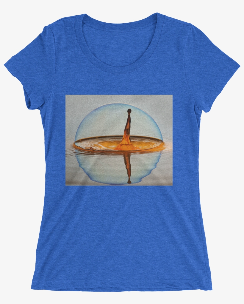 Oil Drop Design T-shirt For Women Short Sleeve 1 - Trachten Shirt Jungen, transparent png