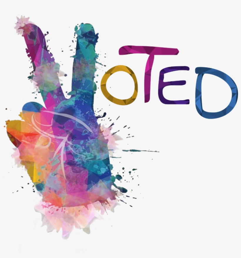 Voted Sticker - Graphic Design, transparent png