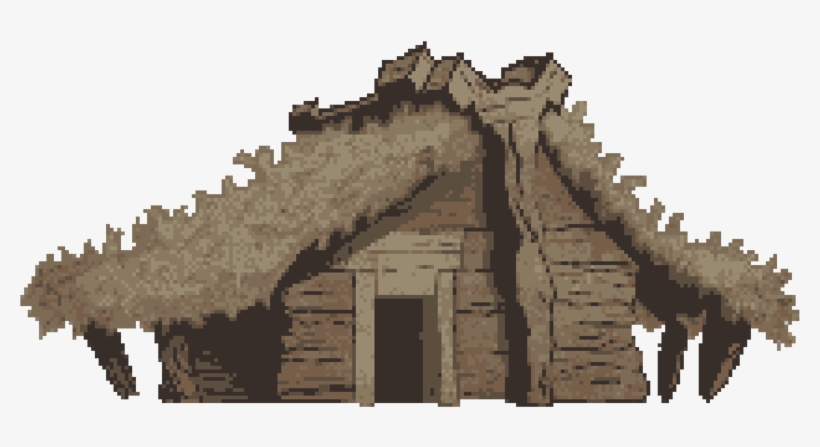 Pixel Art 2 - Ruins, transparent png
