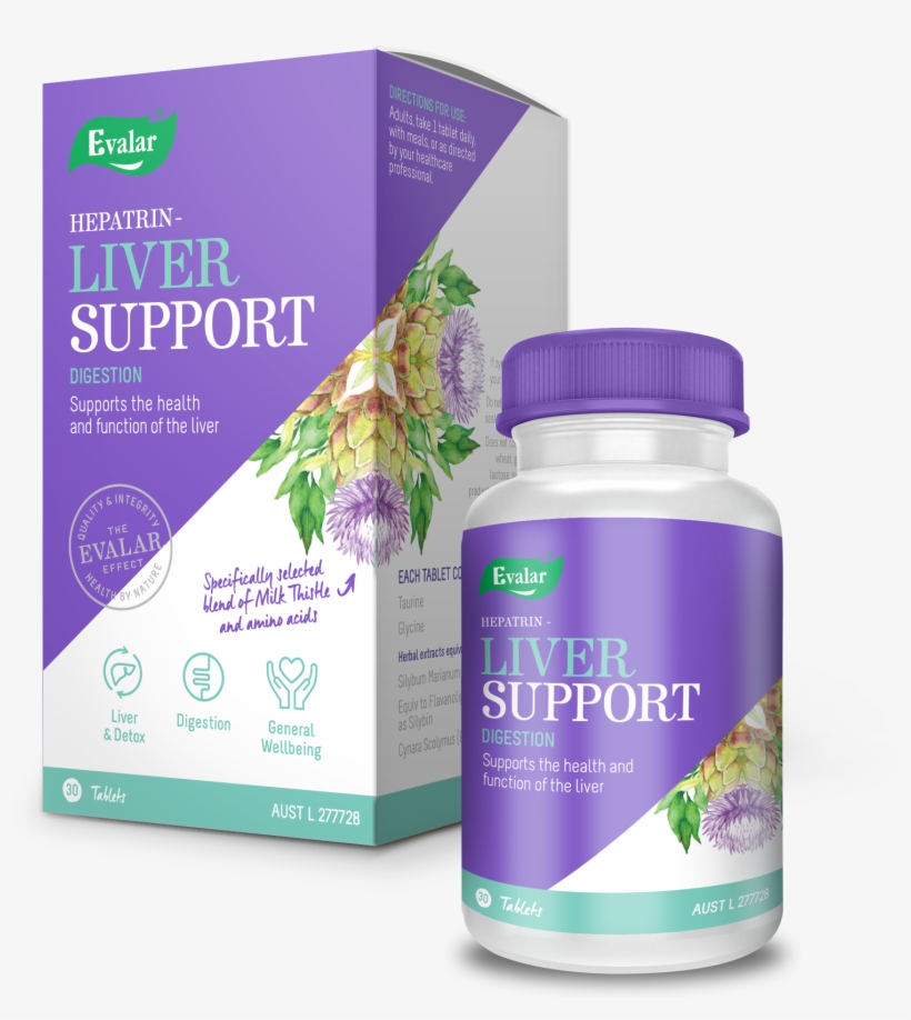 Evalar's Hepatrin Liver-support Is Specifically Formulated - Cardioactive, transparent png