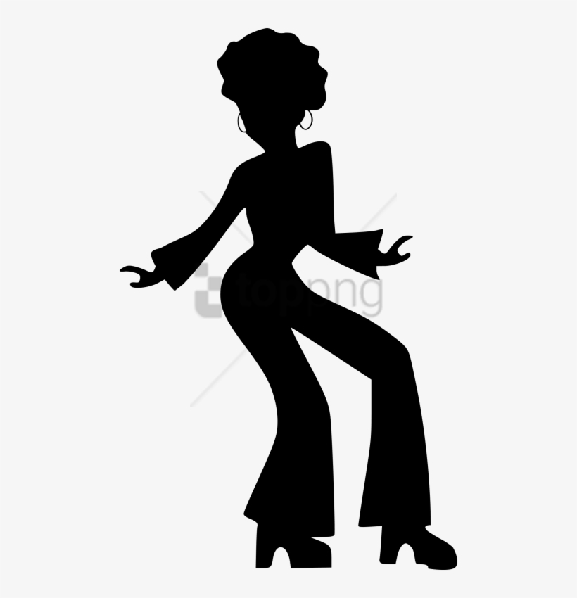 Free Png Download Danseur Disco Png Images Background - Disco Dancing Silhouette, transparent png