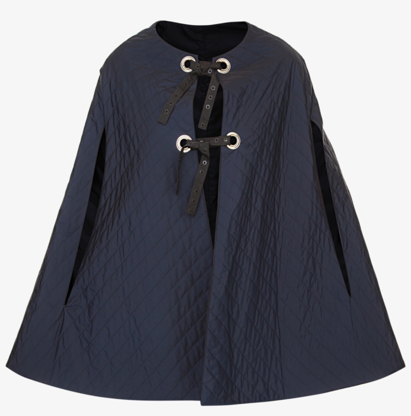 Tie-front Cloak - A-line, transparent png