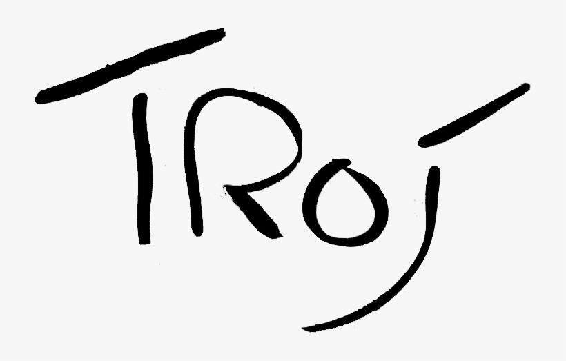 Troj Logo - Calligraphy, transparent png