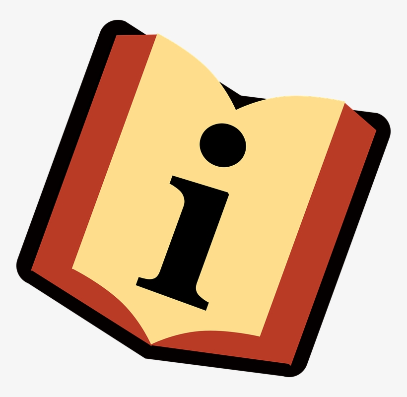 Yellow Information Free Vector Graphic On Pixabay - Information Book, transparent png