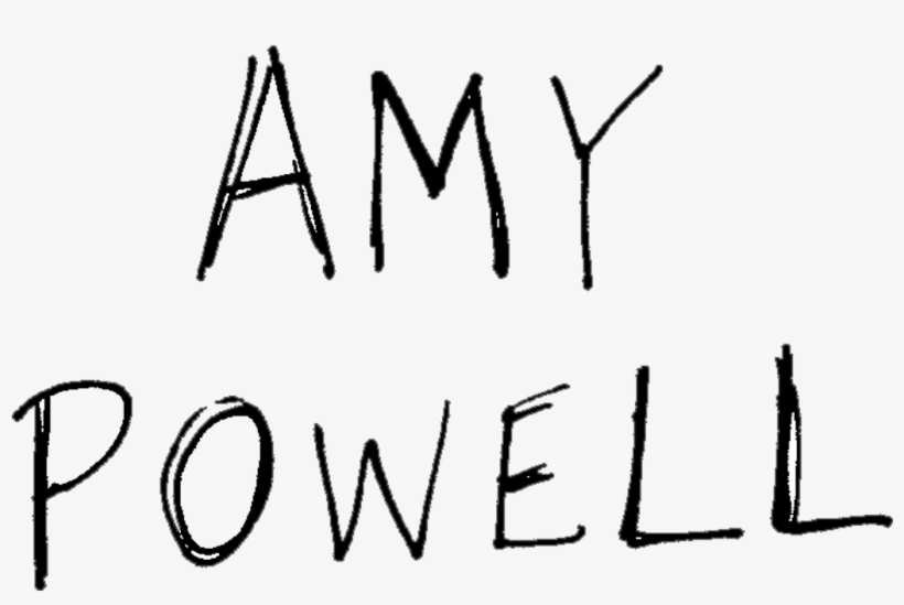 Amy Powell - Calligraphy, transparent png