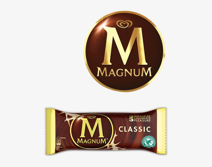 Magnum - White Magnum Ice Cream, transparent png