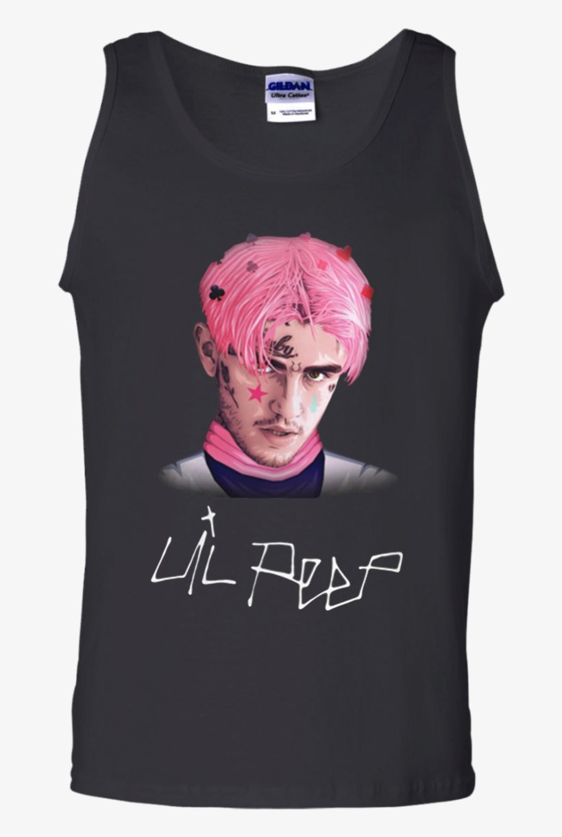 Lil Peep Tank Top Face Painting - Help More Bees Plant More Trees, transparent png