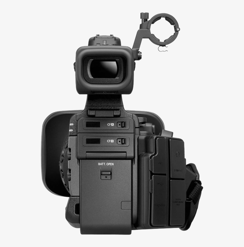 Canon Xf300 High Definition Professional Camcorder - Back Of Video Camera, transparent png
