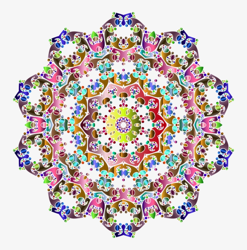 Insect Mandala Sticker Symbol Kaleidoscope - Animated Gifs Colorful Bling 3d, transparent png