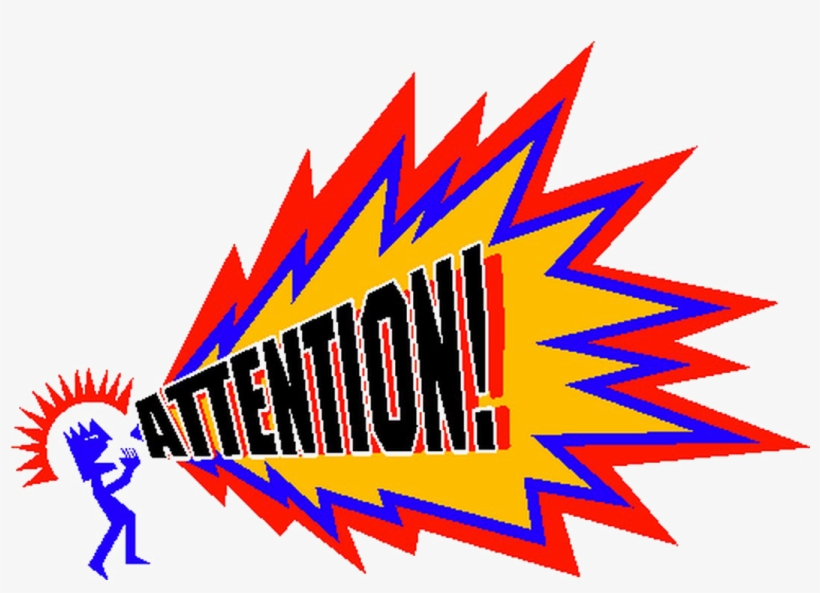 Attention Png Download Image - Attention, transparent png