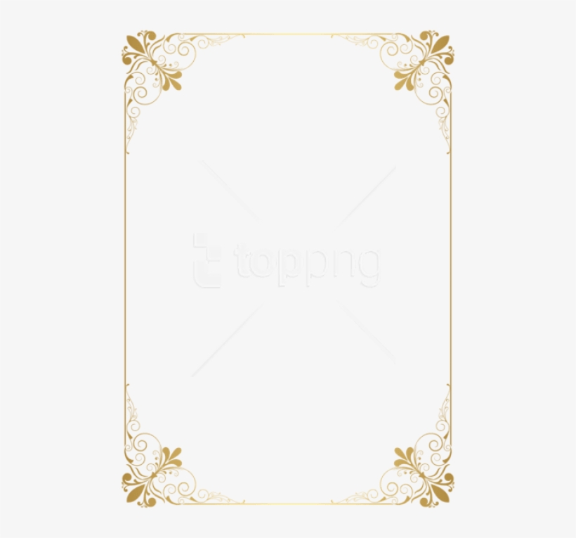 Free Png Download Frame Border Golden Clipart Png Photo, transparent png