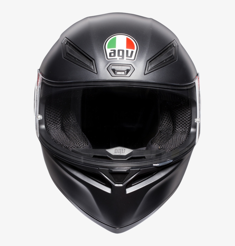 Agv K-1 Matt Black Helmet - Agv K1, transparent png